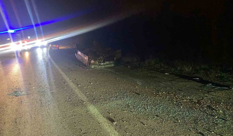 Bilecik’te kontrolden çıkan otomobil takla attı; alkollü sürücü ağır yaralandı