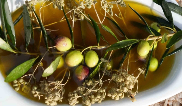 Kekik ve zeytinyağı, doğanın iki şifa kaynağı taşbaskıda bir araya geldi