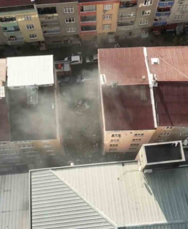 Sultangazi’de tekstil atölyesinde yangın