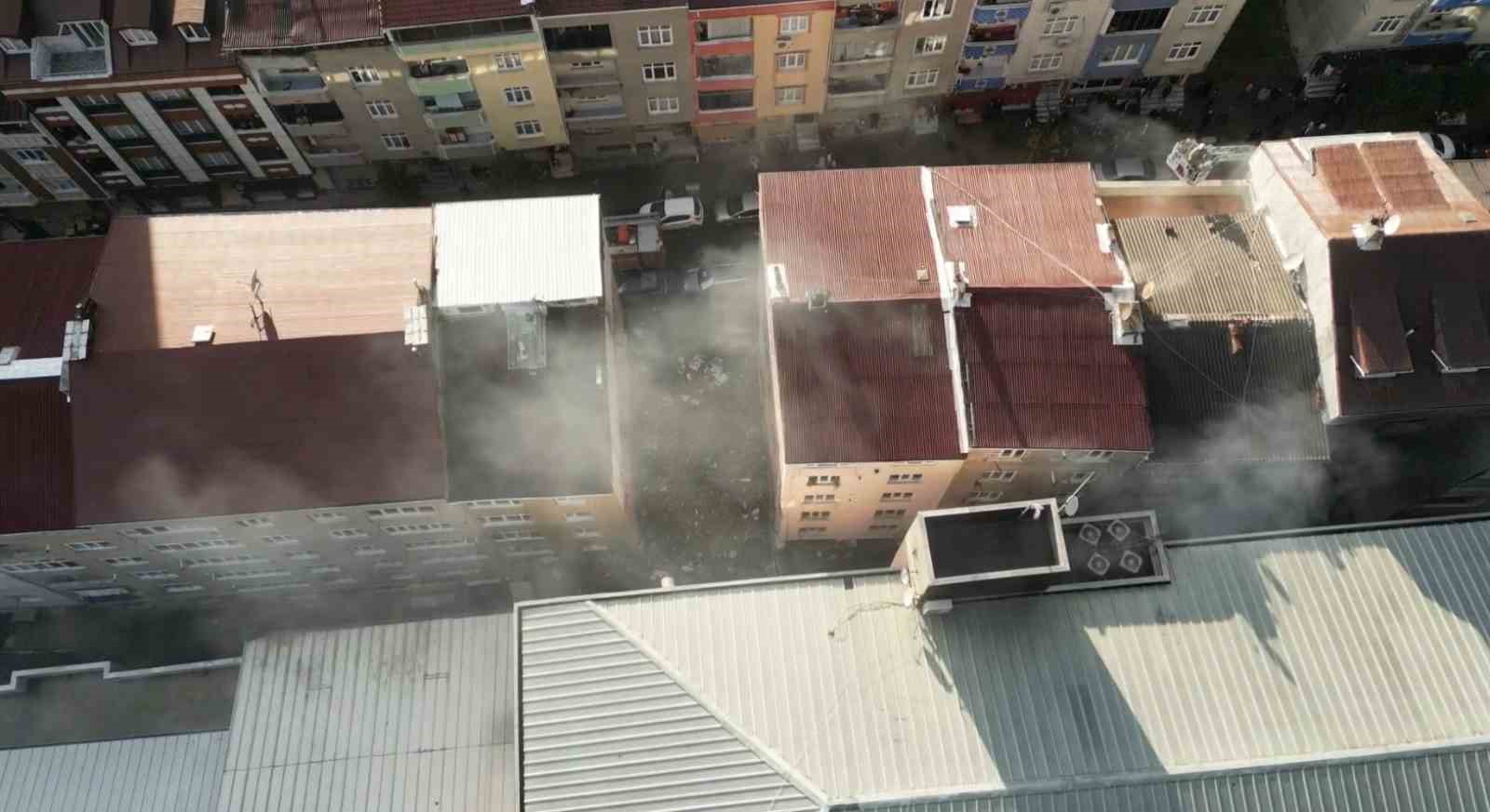 Sultangazi tekstil atölyesinde yangın