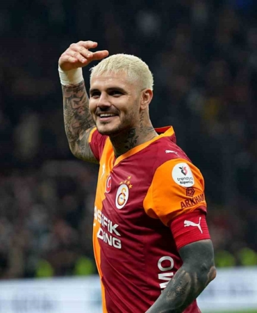 Galatasaray’da maç sonu üçlüsü Mauro Icardi’den