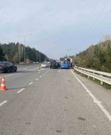 Bursa-Mudanya yolunda bisikletli kazası: 1 kişi yaralandı