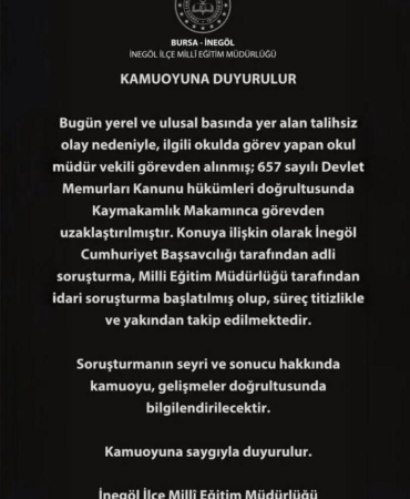 Öğrenciye şiddet uygulayan okul müdürü cumhuriyet savcısına ifade verdi