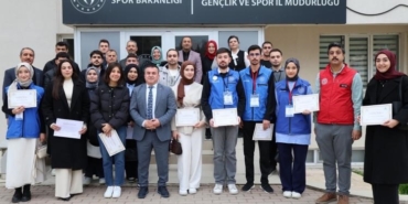 Bilecik’te gönüllü gençlere teşekkür belgeleri takdim edildi