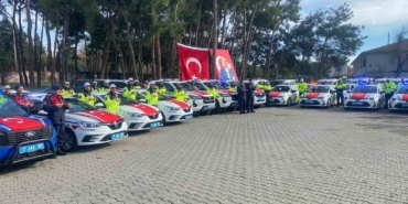 Çanakkale’de kolluk birimlerine 95 yeni araç