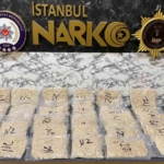 Baza altındaki valizden binlerce uyuşturucu hap çıktı