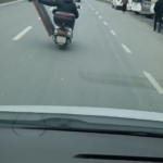 Esenyurt’ta akan trafikte hayrete görüntü