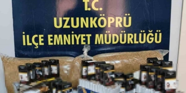 Edirne’de binlerce makaron ele geçirildi