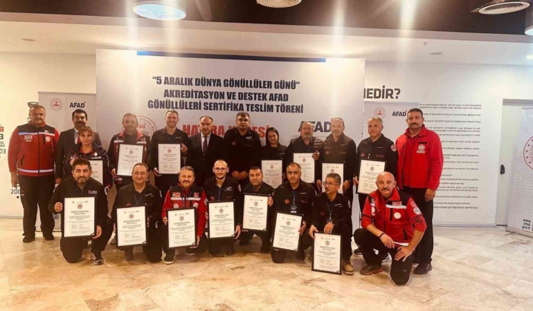 MEM Arama ve Kurtarma ekibi akredite edildi