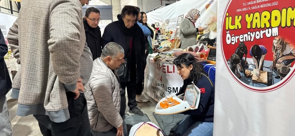 Kırklareli’nde tarım fuarında sağlık bilgilendirmesi ve eğitim