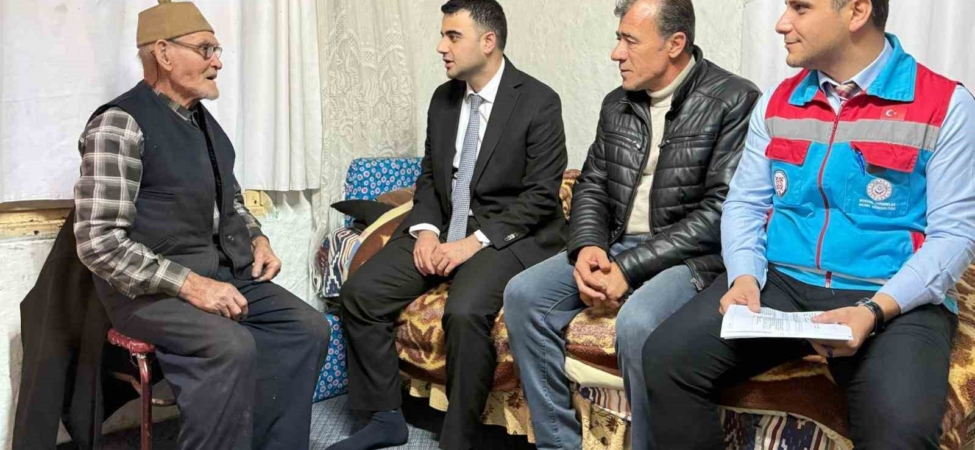 Kaymakam Kılıç vatandaşların kapısını tek tek çaldı