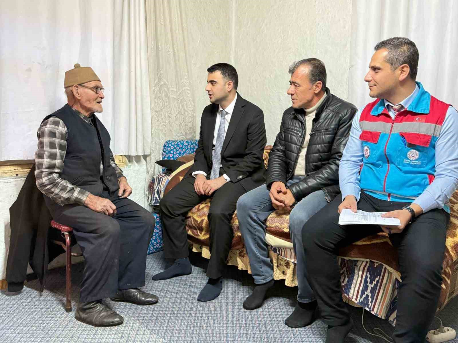 Kaymakam Kılıç vatandaşların kapısını tek tek çaldı