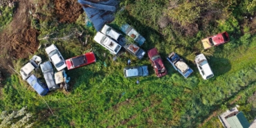 Başiskele’de hurda araçlar toplanıyor