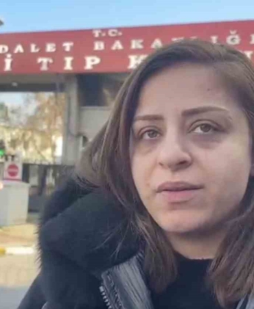 Adli Tıp Kurumu önünde tekme tokat kavga