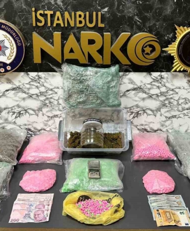 Pendik’te 6 kilo 248 gram uyuşturucu ele geçirildi