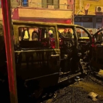 Yalova’da minibüs park edildiği sırada alevlere teslim oldu