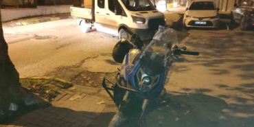 Keşan’da kamyonete çarpan motosiklet sürücüsü yaralandı