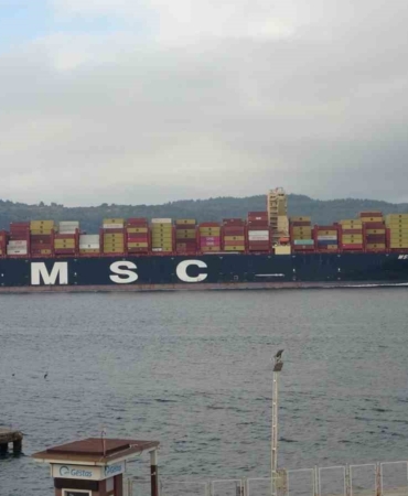 ’MSC Türkiye’ Çanakkale Boğazı’ndan geçti