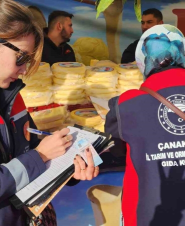 Çanakkale’de yöresel ürün festivalinde gıda denetimi