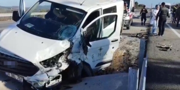 2 araç çarpıştı: 2 yaralı