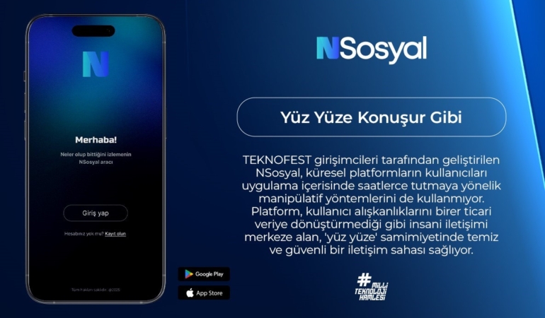 Türkiye’nin yeni nesil sosyal medya platformu NSosyal 1,7 milyon kullanıcıyı aştı