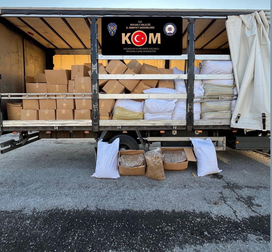 Kocaeli’de 5 milyon liralık kaçakçılık operasyonu