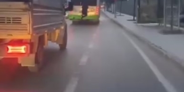 Trafikte tehlikeli anlar