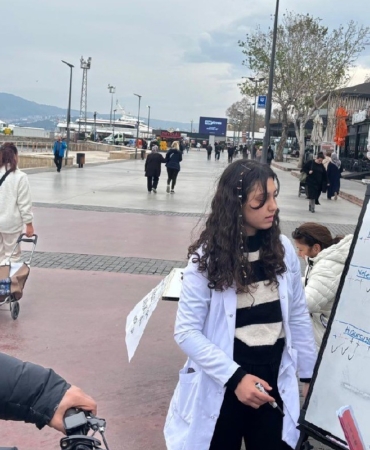 Mudanya Üniversitesi öğrencileri sağlık için seferber oldu