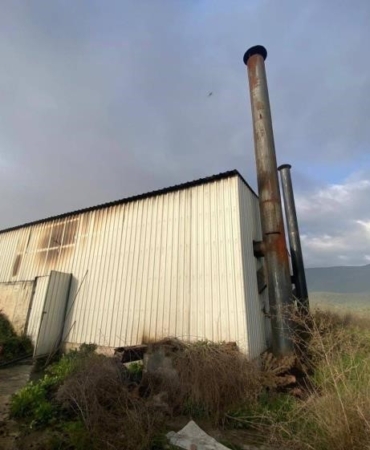 Tavuk çiftliğinde çıkan yangın korkuttu