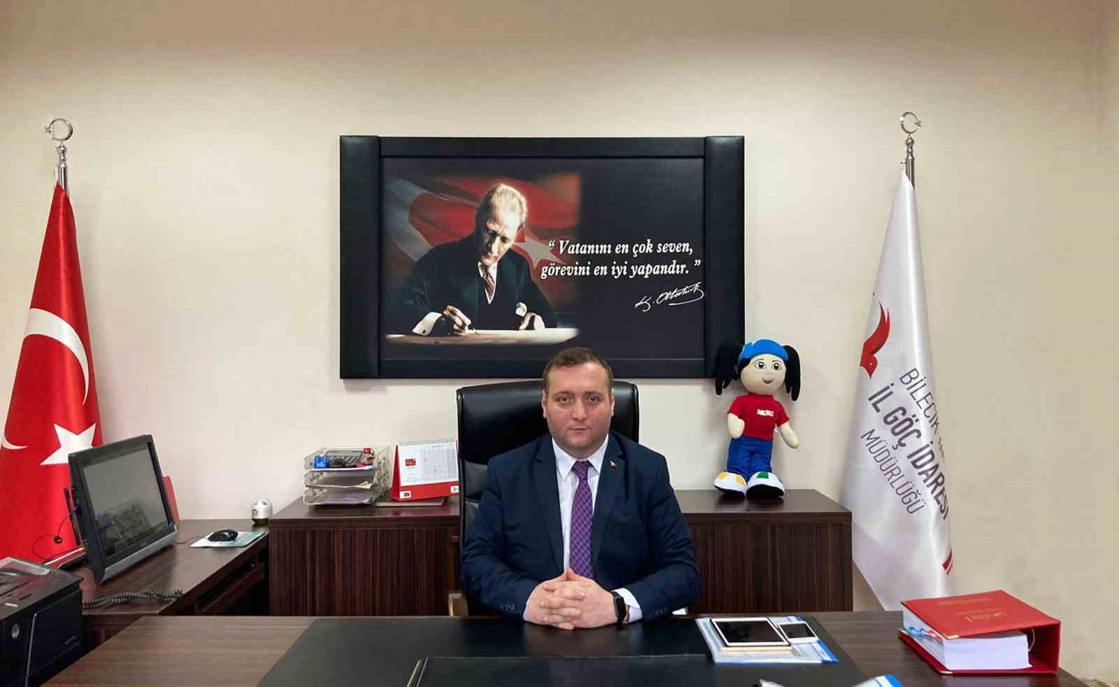 Bilecik İl Göç İdaresi Müdürlüğünü Yunus Çakır atandı