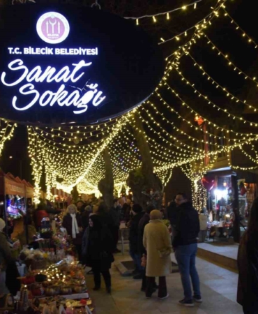 Bilecik’te Sanat Sokağına yoğun ilgi
