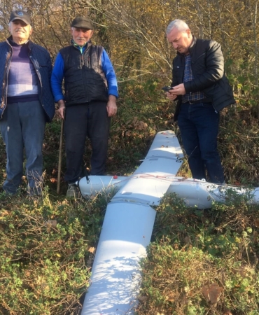 İzmit’e İHA düştü