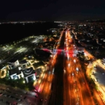 Kocaeli’nin sosyal yaşam alanları gece ışıklarıyla renkleniyor