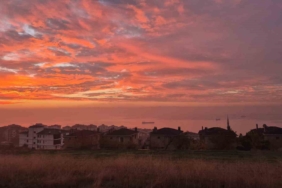 Tekirdağ’da muhteşem görüntü: Renklerin dansı