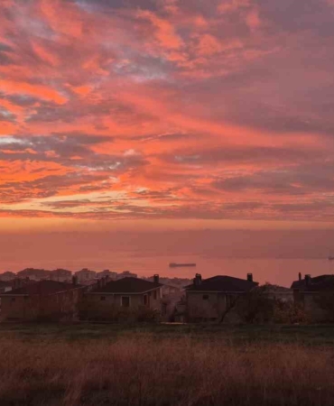 Tekirdağ’da muhteşem görüntü: Renklerin dansı