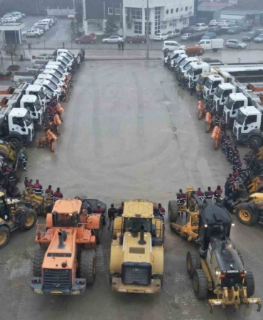 İnegöl Belediyesi’nde kış hazırlıkları tamam