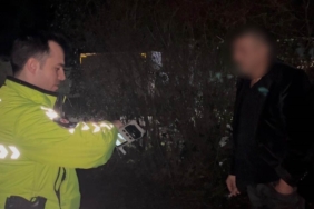 Bursa’da trafik polisinin tuvaleti gelen alkollü sürücüyle imtihanı