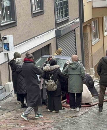 Kağıthane’de itfaiye ekiplerinin dik yokuşla ve dar sokakla imtihanı