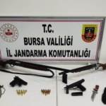 Bursa’da silah operasyonu: 2 gözaltı