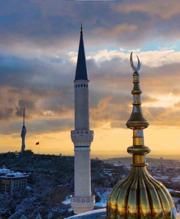 Çamlıca’da mest eden gün batımı