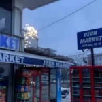 Tekirdağ’da elektrik telleri alev alarak kıvılcım saçtı