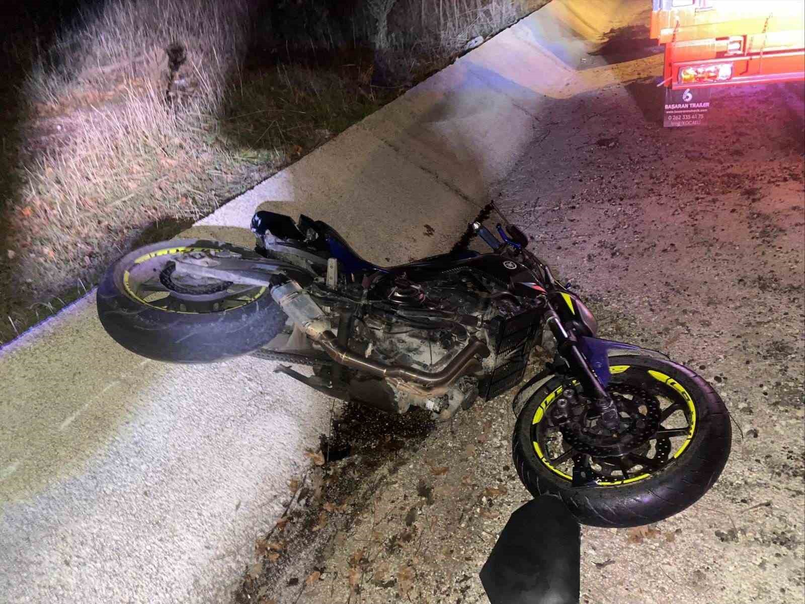 Bilecik’te motosiklet kazası: 1 yaralı