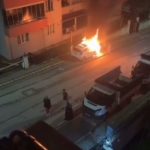 Bursa’da otomobiller alev topuna döndü