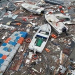 Tuzla’da fırtınanın ardından kalan manzara havadan görüntülendi