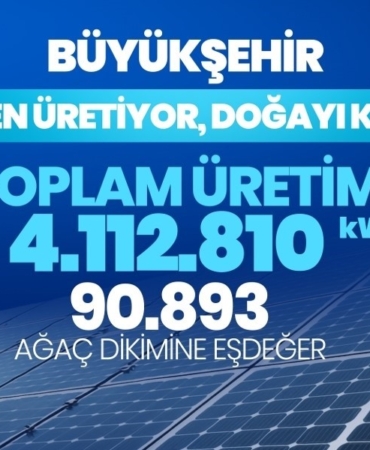Güneş enerjisiyle dev tasarruf