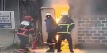 Sakarya’da trafo yangınındaki patlama paniğe neden oldu