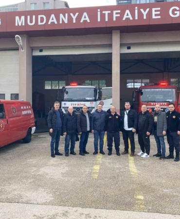 Üsküp’ten itfaiye gönüllü timleri Mudanya’da