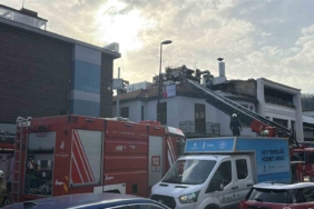 Beşiktaş’ta iş yerinde korkutan yangın: 1 itfaiyeci yaralandı