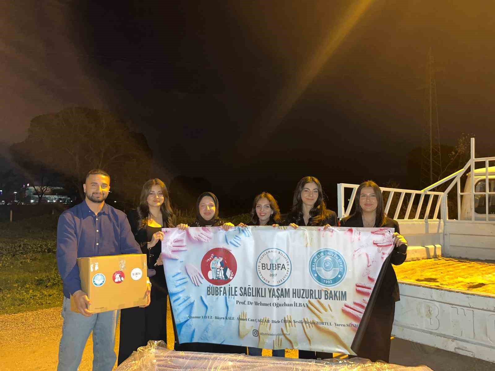 Üniversitelilerden Hastalara Yönelik Yatak ve Medikal Destek Kutusu