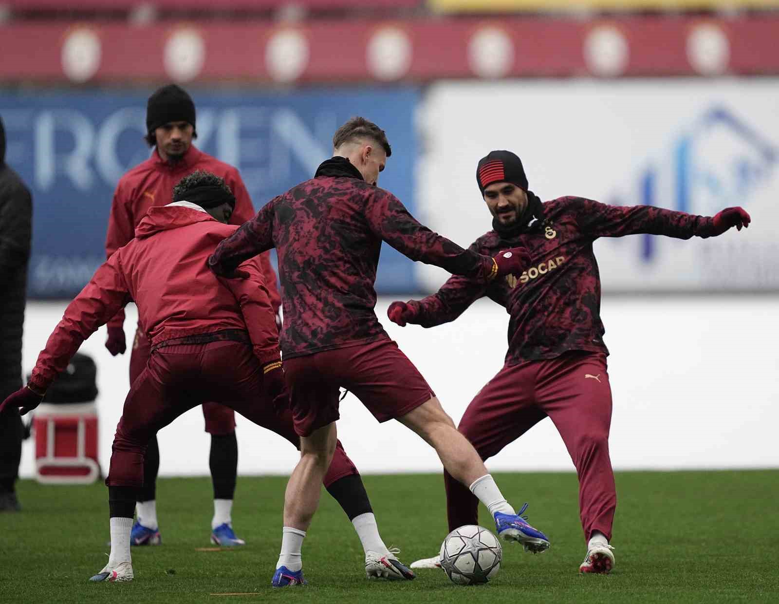 Galatasaray, Atletico Madrid maçı hazırlıklarını sürdürdü